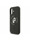 Karl Lagerfeld Karl Lagerfeld Liquid Silicone Karl and Choupette MagSafe Задний Чехол для iPhone 17 Black