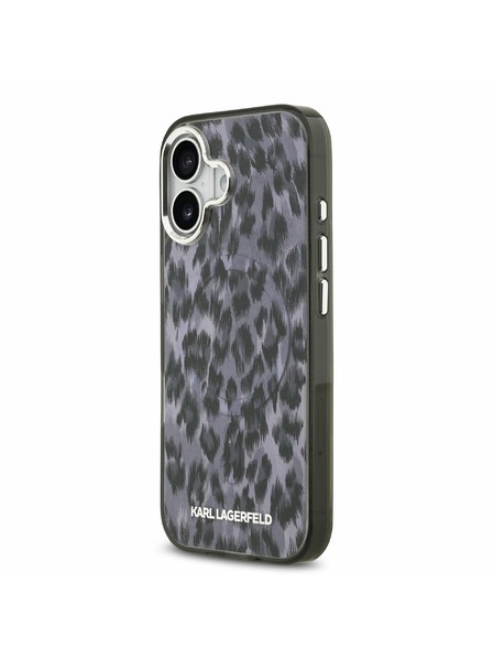 Karl Lagerfeld Karl Lagerfeld IML Leopard MagSafe Задний Чехол для iPhone 17 Grey