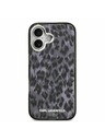 Karl Lagerfeld Karl Lagerfeld IML Leopard MagSafe Задний Чехол для iPhone 17 Grey