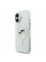Karl Lagerfeld Karl Lagerfeld IML K&CH Heads Metal Frame MagSafe Задний Чехол для iPhone 17 Transparent