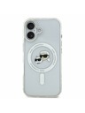 Karl Lagerfeld Karl Lagerfeld IML K&CH Heads Metal Frame MagSafe Задний Чехол для iPhone 17 Transparent