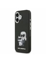 Karl Lagerfeld Karl Lagerfeld IML Aquarelle Karl and Choupette Задний Чехол для iPhone 17 Black
