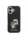 Karl Lagerfeld Karl Lagerfeld IML Aquarelle Karl and Choupette Задний Чехол для iPhone 17 Black
