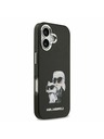 Karl Lagerfeld Karl Lagerfeld IML Aquarelle Karl and Choupette Задний Чехол для iPhone 17 Black