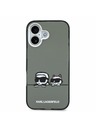 Karl Lagerfeld Karl Lagerfeld IML K&CH Heads Logo MagSafe Задний Чехол для iPhone 17 Black