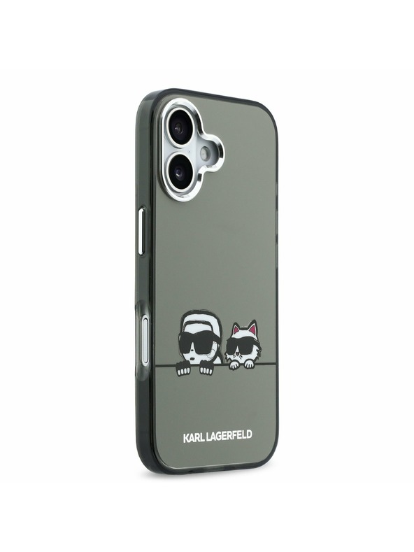 Karl Lagerfeld Karl Lagerfeld IML K&CH Heads Logo MagSafe Задний Чехол для iPhone 17 Black