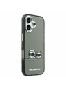 Karl Lagerfeld Karl Lagerfeld IML K&CH Heads Logo MagSafe Задний Чехол для iPhone 17 Black