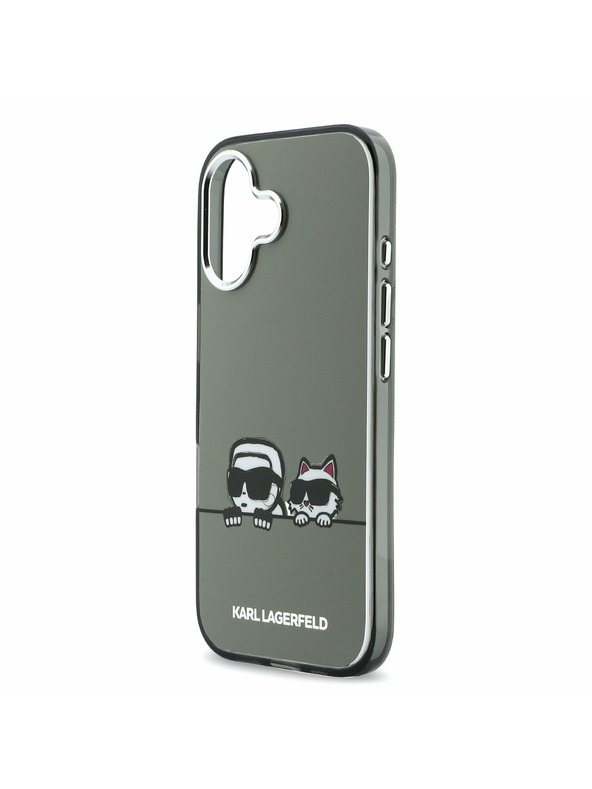 Karl Lagerfeld Karl Lagerfeld IML K&CH Heads Logo MagSafe Задний Чехол для iPhone 17 Black