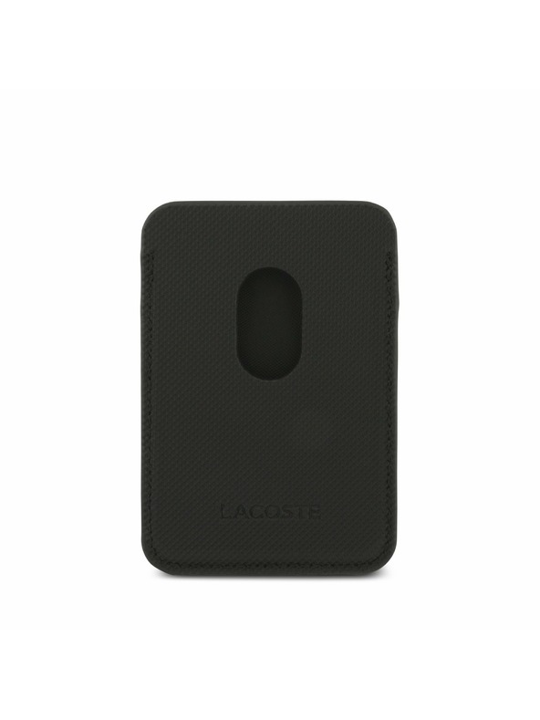 Lacoste Lacoste Iconic Petit Pique MagSafe Задний Чехол + Портфейл за iPhone 17 Black