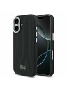 Lacoste Lacoste PVC Iconic Petit Pique Metal Logo MagSafe Задний Чехол для iPhone 17 Black