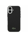 Lacoste Lacoste PVC Iconic Petit Pique Metal Logo MagSafe Задний Чехол для iPhone 17 Black