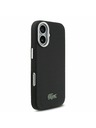 Lacoste Lacoste PVC Iconic Petit Pique Metal Logo MagSafe Задний Чехол для iPhone 17 Black