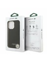 Lacoste Lacoste PU Leather Champs Elysees MagSafe Задний Чехол для iPhone 17 Black
