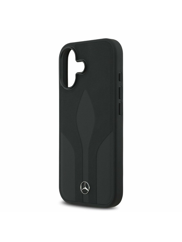 Mercedes Mercedes Leather The Move MagSafe Задний Чехол для iPhone 17 Black