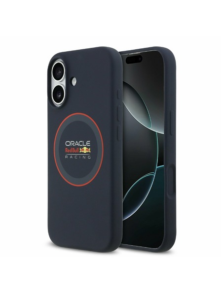 Red Bull Red Bull Silicone Red Ring MagSafe Задний Чехол для iPhone 17 Navy