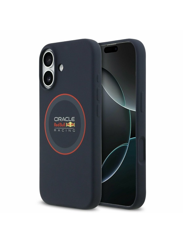 Red Bull Red Bull Silicone Red Ring MagSafe Задний Чехол для iPhone 17 Navy