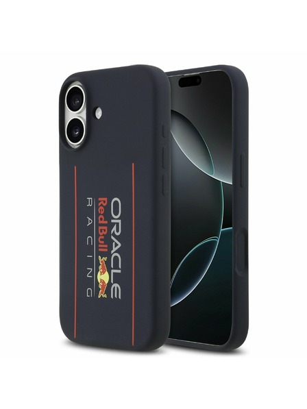 Red Bull Red Bull Silicone Vertical Logo MagSafe Заден Калъф за iPhone 17 Военноморски