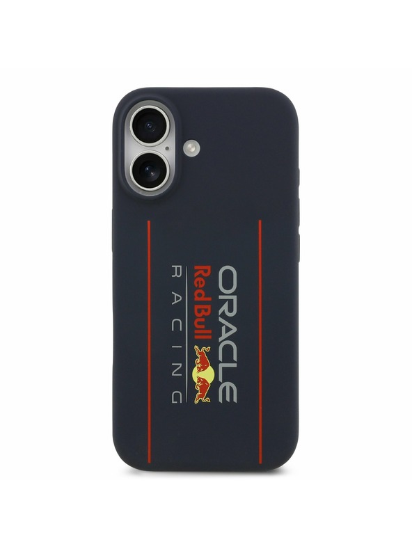 Red Bull Red Bull Silicone Vertical Logo MagSafe Заден Калъф за iPhone 17 Военноморски