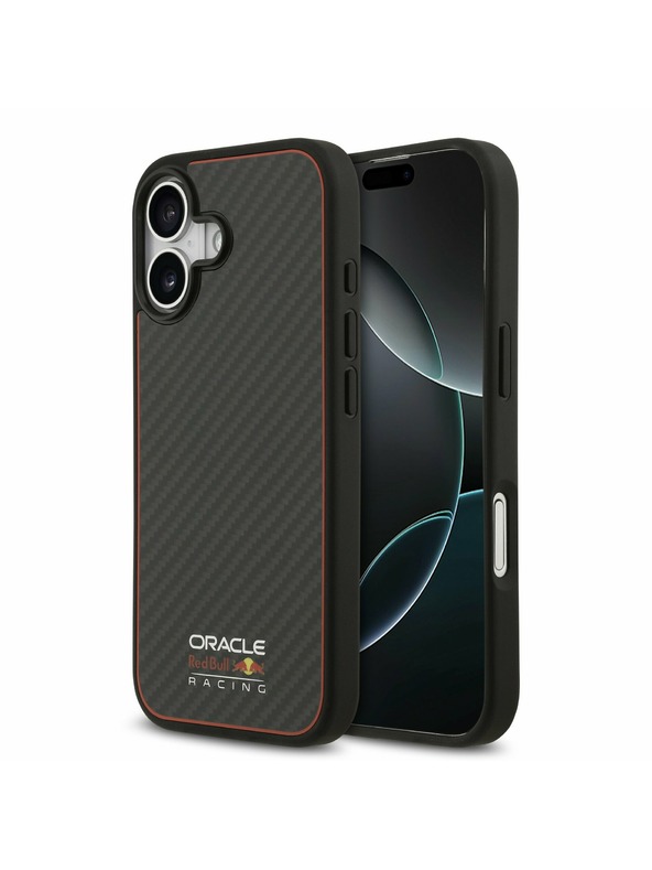 Red Bull Red Bull Kevlar MagSafe Заден Калъф за iPhone 17 Черен