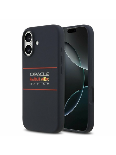 Red Bull Red Bull Silicone Horizontal Logo MagSafe Заден Калъф за iPhone 17 Военноморски