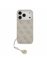 Guess Guess 4G Charm MagSafe Заден Калъф за iPhone 17 Pro Tone on Tone Розов
