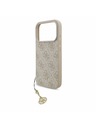 Guess Guess 4G Charm MagSafe Заден Калъф за iPhone 17 Pro Tone on Tone Розов