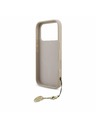 Guess Guess 4G Charm MagSafe Заден Калъф за iPhone 17 Pro Tone on Tone Розов