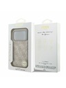 Guess Guess 4G Charm MagSafe Заден Калъф за iPhone 17 Pro Tone on Tone Розов