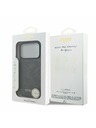 Guess Guess 4G Charm MagSafe Заден Калъф за iPhone 17 Pro Tone on Tone Сив