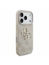 Guess Guess PU 4G Metal Logo Strap Заден Калъф за iPhone 17 Pro Розов
