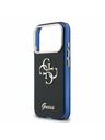 Guess Guess IML 4G Script Metal Logo Заден Калъф за iPhone 17 Pro Син