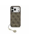 Guess Guess 4G Charm MagSafe Заден Калъф за iPhone 17 Pro Tone on Tone Кафяв