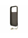 Guess Guess 4G Charm MagSafe Заден Калъф за iPhone 17 Pro Tone on Tone Кафяв