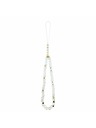 Guess Guess IML Glitter Script Strap MagSafe Заден Калъф за iPhone 17 Pro Прозрачен