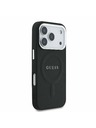 Guess Guess PU Saffiano MagSafe Заден Калъф за iPhone 17 Pro Черен