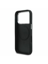 Guess Guess PU Saffiano MagSafe Заден Калъф за iPhone 17 Pro Черен
