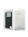 Guess Guess PU Saffiano MagSafe Заден Калъф за iPhone 17 Pro Черен