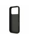 Guess Guess PU 4G Metal Logo Заден Калъф за iPhone 17 Pro Сив