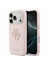 Guess Guess PU Resin Logo Задний Чехол за iPhone 17 Pro Pink