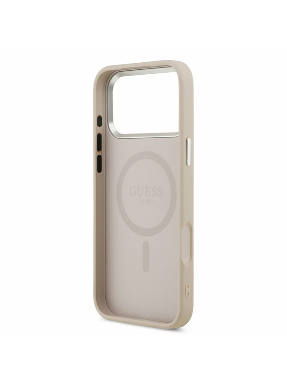 Guess Guess PU Saffiano MagSafe Задний Чехол за iPhone 17 Pro Pink
