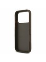 Guess Guess PU 4G Metal Logo Задний Чехол за iPhone 17 Pro Brown