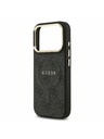 Guess Guess PU Leather 4G Gold Frame MagSafe Задний Чехол за iPhone 17 Pro Black