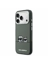 Karl Lagerfeld Karl Lagerfeld IML K&CH Heads Logo MagSafe Задний Чехол за iPhone 17 Pro Black