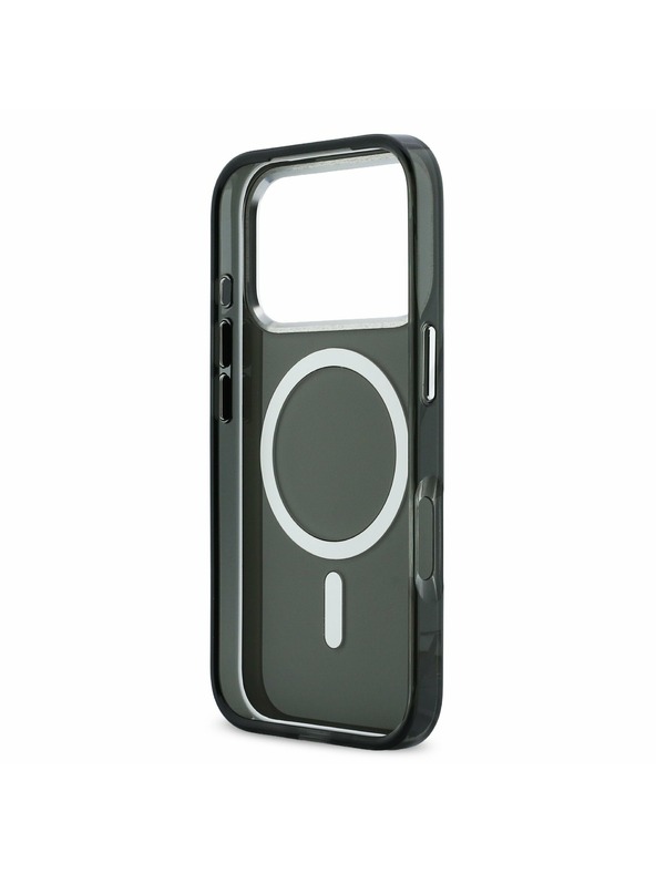 Karl Lagerfeld Karl Lagerfeld IML K&CH Heads Logo MagSafe Задний Чехол за iPhone 17 Pro Black