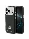 Karl Lagerfeld Karl Lagerfeld PU Karl and Choupette Heads Pins MagSafe Задний Чехол за iPhone 17 Pro Black