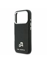 Karl Lagerfeld Karl Lagerfeld PU Karl and Choupette Heads Pins MagSafe Задний Чехол за iPhone 17 Pro Black