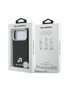 Karl Lagerfeld Karl Lagerfeld PU Karl and Choupette Heads Pins MagSafe Задний Чехол за iPhone 17 Pro Black