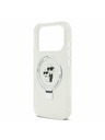Karl Lagerfeld Karl Lagerfeld Ringstand Karl and Choupette MagSafe Задний Чехол за iPhone 17 Pro White