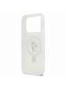 Karl Lagerfeld Karl Lagerfeld Ringstand Karl and Choupette MagSafe Задний Чехол за iPhone 17 Pro White