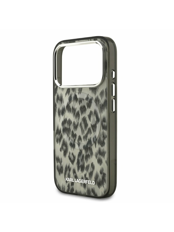Karl Lagerfeld Karl Lagerfeld IML Leopard MagSafe Задний Чехол за iPhone 17 Pro Brown